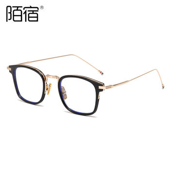 P818TB New Fashion Personalized Trendy Glasses Frame with Myopia high quality Anti-Blue Ray Crowe Sword Frame