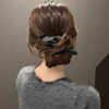 Autumn and Winter Korean-Style Gray Striped Scrunchie for Women, Lazy and Elegant, High-End Updo, Low Bun, Ponytail Hair Tie