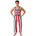 British flag pattern overalls