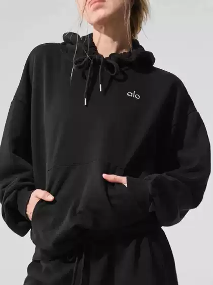 2025 Cross-Border Heavy-Duty American Metal ALO Heavyweight Multi-Series Autumn Winter 3D Letter Hooded Casual Sweatshirt
