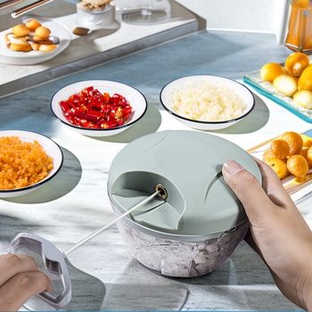 Manual Garlic Puller, Garlic Pounder, Multifunctional Food Supplement, Cooking Machine, Household Minced Meat, Garlic Mince, Vegetable Cutter