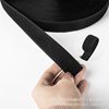 Velcro Accessories with Hook and Loop Fasteners, Nylon Plastic Hooks, Elastic Hair-Backed Velcro, Ready-Made Black and White