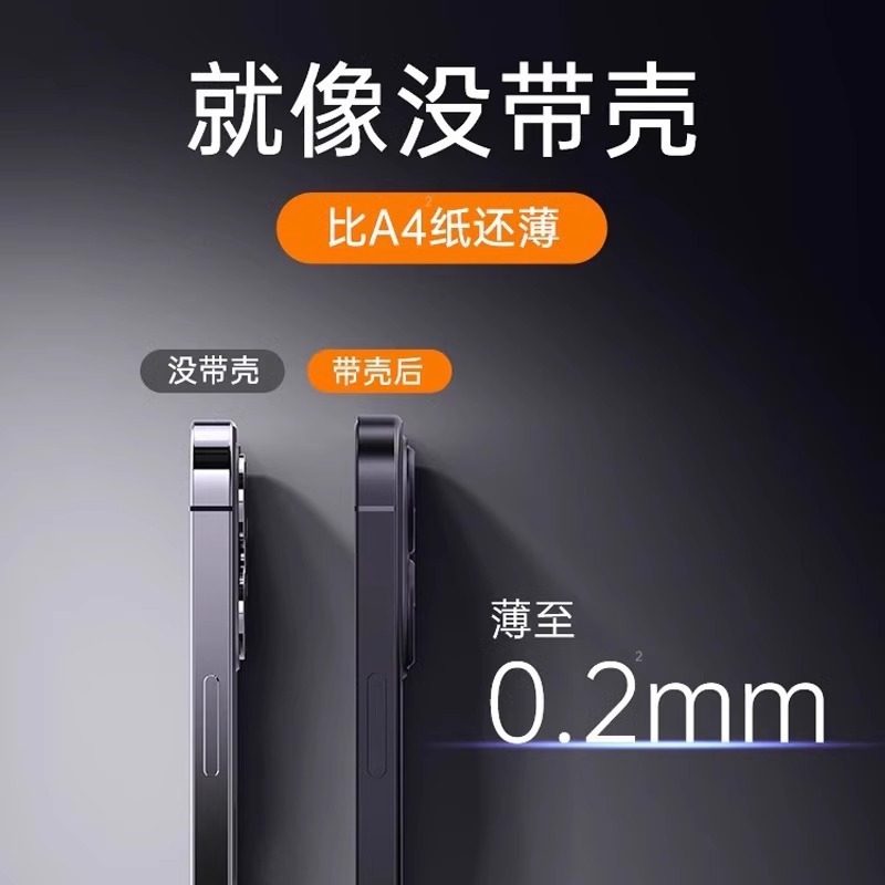 Suitable for Iphone17Promax Ultra-Thin Frosted Skin-Feel Mobile Phone Case Apple 16 Fine Hole Bare Metal Feel Protective Cover