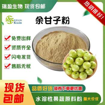 Ruiying Spot Phyllanthus Emblica Fruit Powder, Oil Tangerine Powder, Water-Soluble Phyllanthus Emblica Powder, Solid Beverage Powder, Large Quantity and Good Price