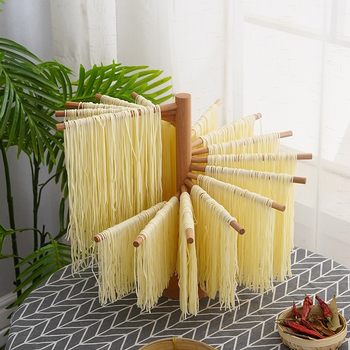 Wooden Noodle Rack Household Restaurant Pasta Pasta Drying Rack Log Simple Wooden Noodle Rack