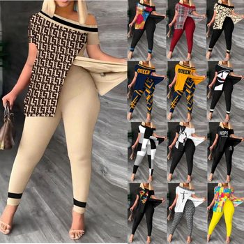 2024 Autumn European and American Clothing Amazon Popular Aliexpress Two-Piece Irregular Fashion Pants Suit