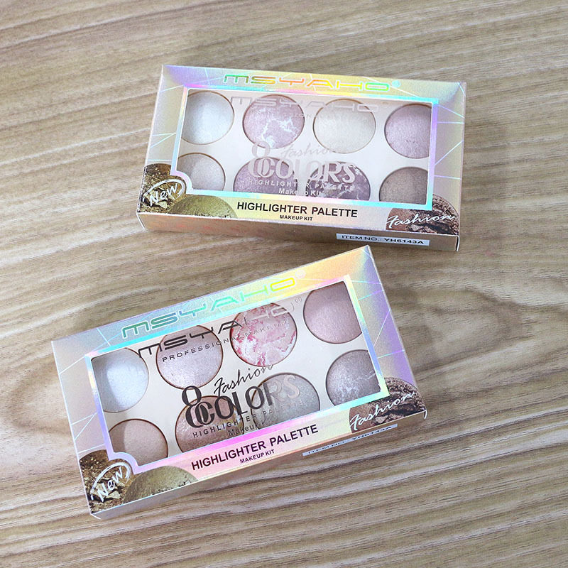 YH6143A new makeup European and American makeup combination beauty makeup talent recommended pearlescent eye shadow 8 color cross-border exclusive