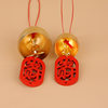 Christmas DIY Pure Copper Bells and Accessories with Bell Hammer, Small Bells, Spring Festival New Year Wishing Plaque, Shop Door Peace and Safety