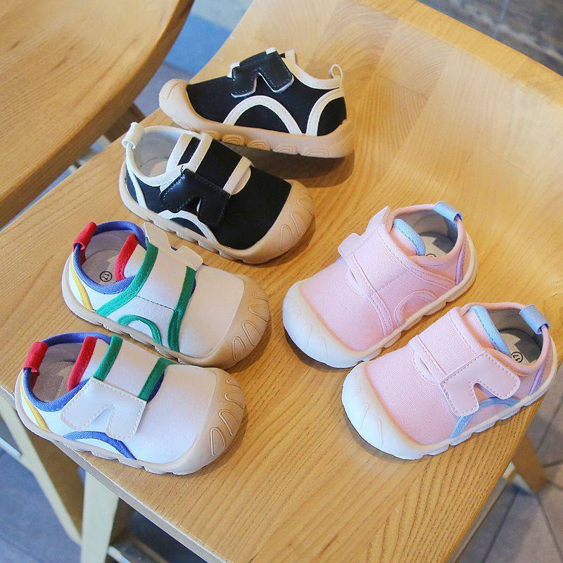 Spring and Autum Baby Toddler Shoes 0-1 to 3 Years Old Boys and Girls Soft-Soled Breathable Infant Non-Slip Cloth Shoes That Do Not Fall Off