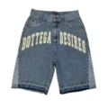 Letter patch blue