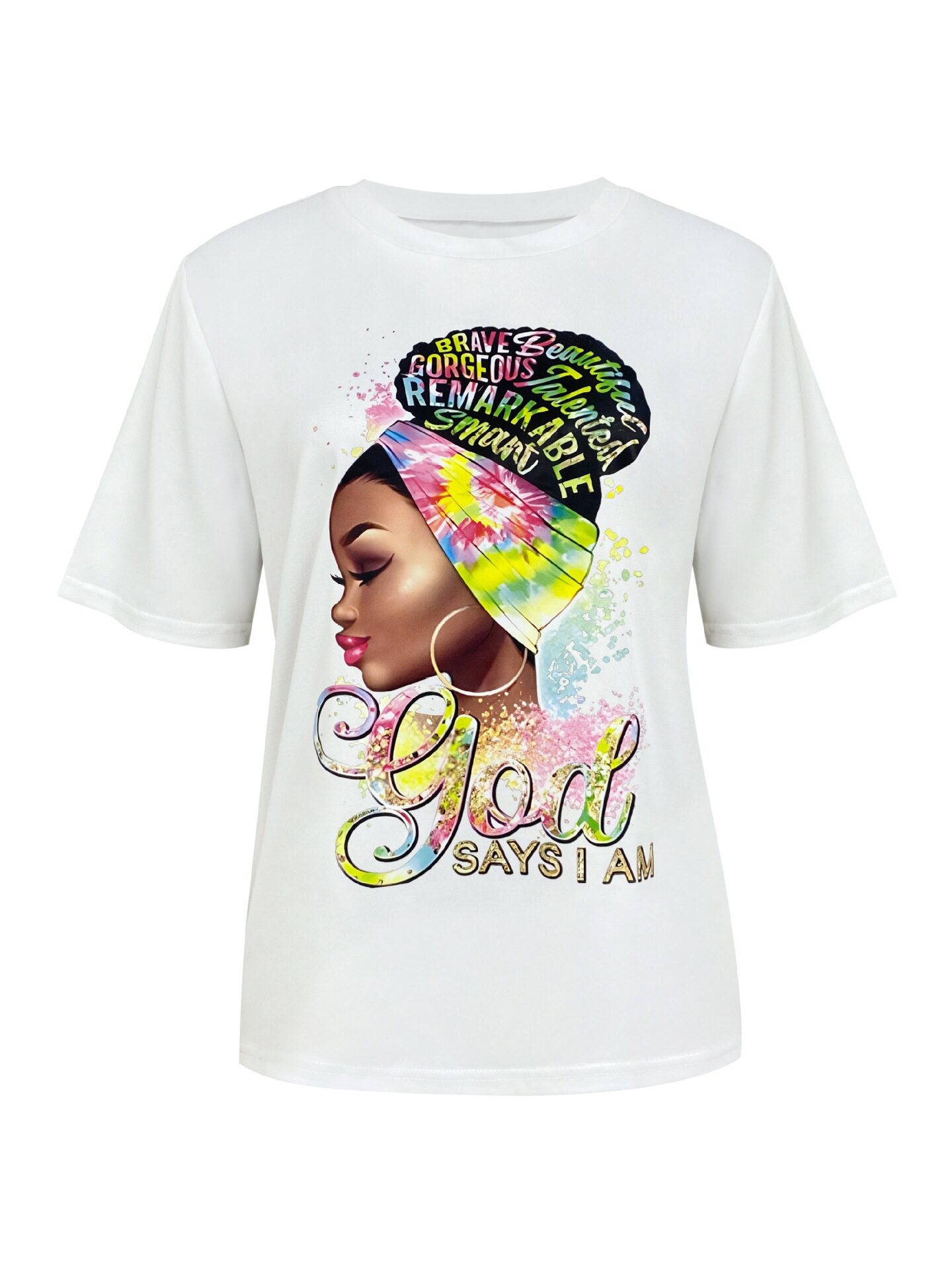Plus Size Womens Vintage Floral Print T Shirt Short Sleeve Round Neck Casual Style Perfect for Summer Wear
