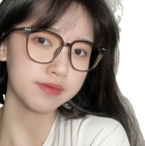 Square nail plain glasses online celebrity ins decorative large frame glasses Korean style cold tea plain glasses frame can be equipped with myopia empty frame