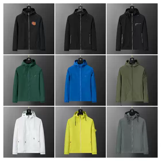 Cross-Border Correct Version of Autumn and Winter Hooded Jackets, Fashionable and Versatile Windbreakers for Men and Women, European and American Export