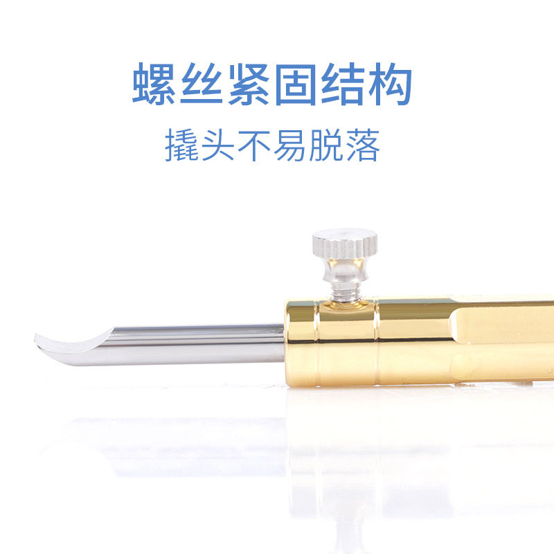 Watch repair tool copper handle pry knife pry bottom cover knife warped watch back cover tool all steel pry bottom knife open back cover