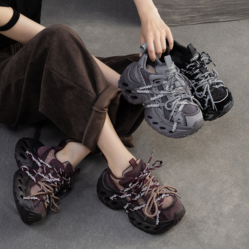 Giày Cao Gót Nữ Hàng Mùa Xuân Thu Đông Phục Cổ Cổ Điển