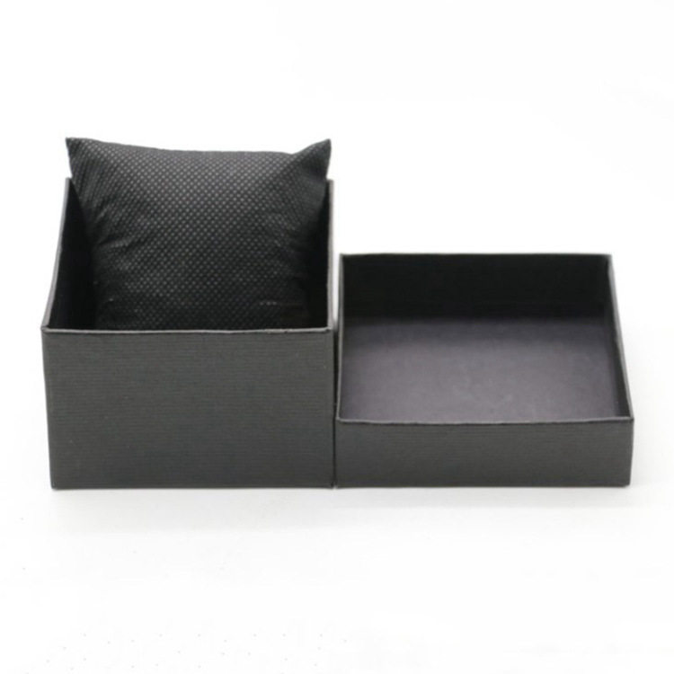 Medium Stripesd Watch Box Paper Watch Box Gift Box Single Jewelry Jewelry Bracelet Display Packaging Storage Watch Box