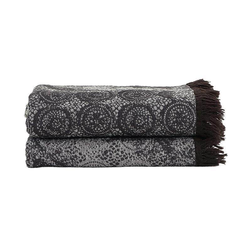 Scandinavian Retro Blanket, Cotton Strong Shrink Yarn-Dyed Wool Blanket, Office Nap Blanket, High-End Sofa Blanket