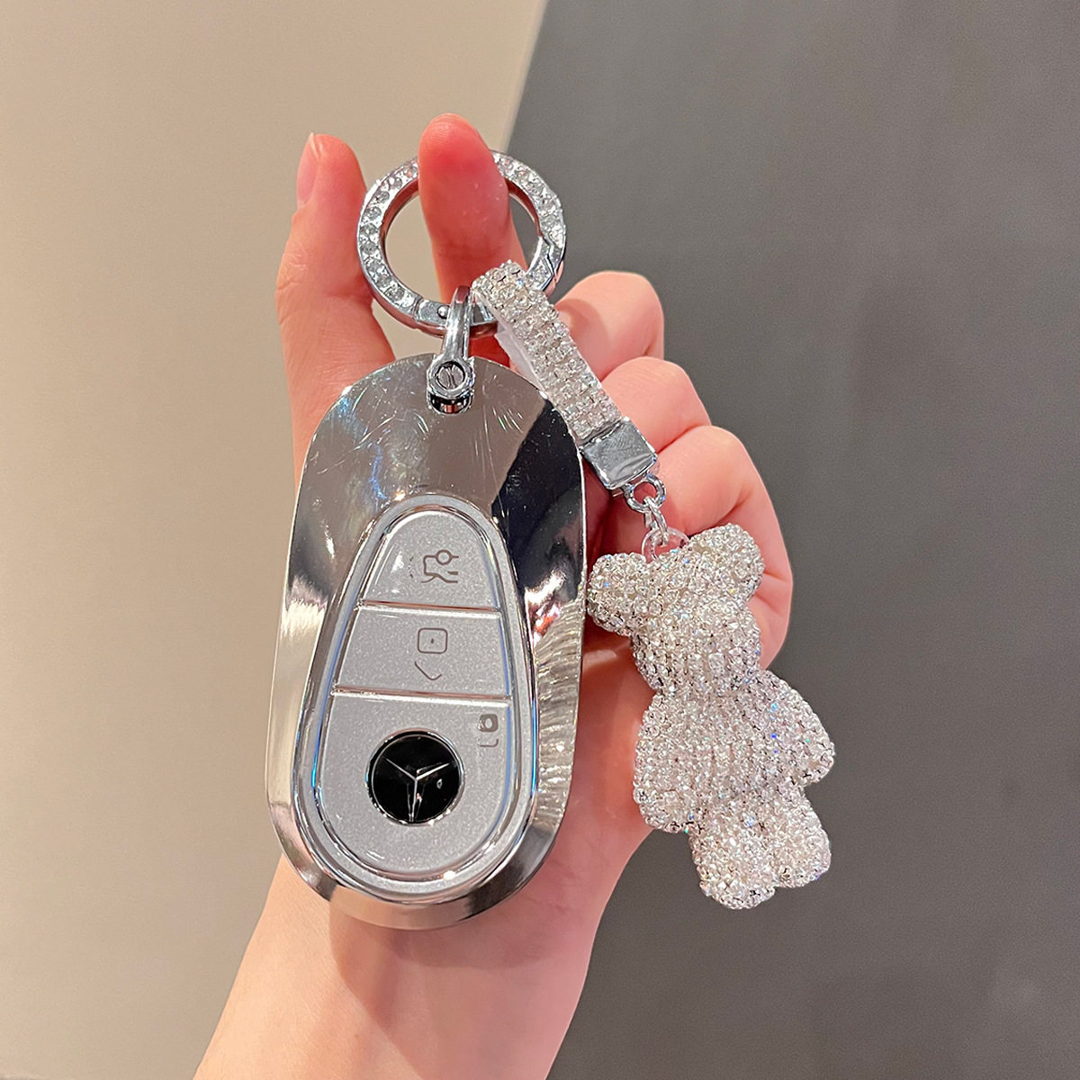 Suitable for Mercedes-Benz Key Cover Gla200/C200L Buckle B200 Car Cla220 Shell C180L/A180 Male Glc260