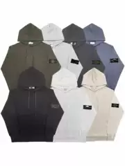 Cross-Border High Version Stone Autumn and Winter Armband Hooded Sweatshirt Loose Casual Sports Men and Women Same Style Versatile Long-Sleeved Hoodie