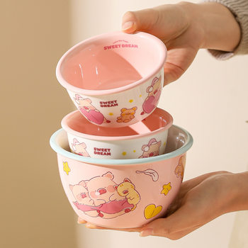 Cute Tableware Gift Box for One Person, Bowls and Dishes Set, Housewarming Birthday Gift for Girls