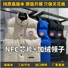 Men's and Women's 2025 New Winter Lightweight down Vest with Goose Down, Stand Collar Couple Vest Trendy