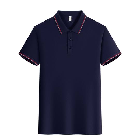Lapel polo shirt custom overalls summer short-sleeved corporate garment printing logo advertising T-shirt embroidery