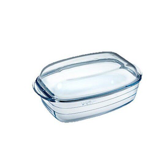 High Borosilicate Glass Crystal Pot Microwave Heating Bowl Heat-Resistant Glass Pot Baking Pan Oven Soup Bowl with Lid