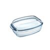 High Borosilicate Glass Crystal Pot Microwave Heating Bowl Heat-Resistant Glass Pot Baking Pan Oven Soup Bowl with Lid
