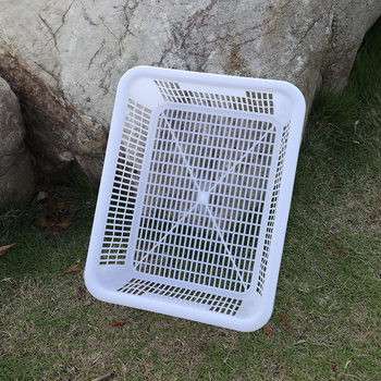 Plastic Storage Box, E-Commerce Distribution Basket, Kitchen Vegetable Washing Basket, Draining Basket, Large Storage Basket, Supermarket Display Basket