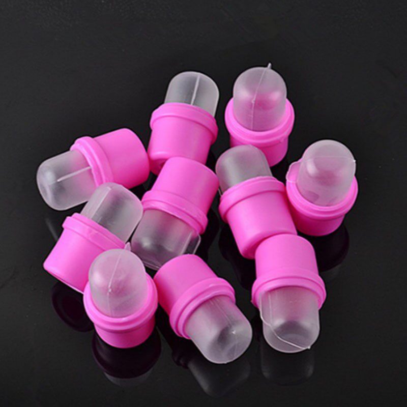 Manicure Tools Silicone Nail Polish Remover Set Nail Polish Remover Nail Polish Gel Phototherapy Nail Polish Remover Finger Cot Nail Polish Remover Finger Cot 10 Pieces