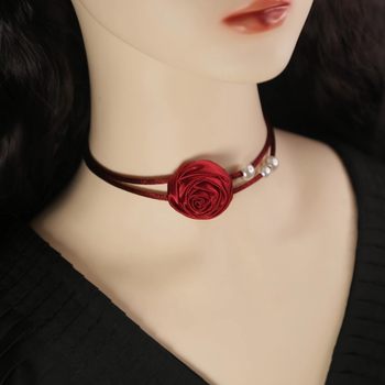 High-End Necklace Flower Clavicle Necklace Choker Neck Jewelry Charm Necklace New Popular Pearl Necklace