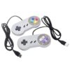 Super Nintendo Controller Snes USB Wired Game Controller Snes USB Interface Pc Game Controller in Stock Factory Direct Supply