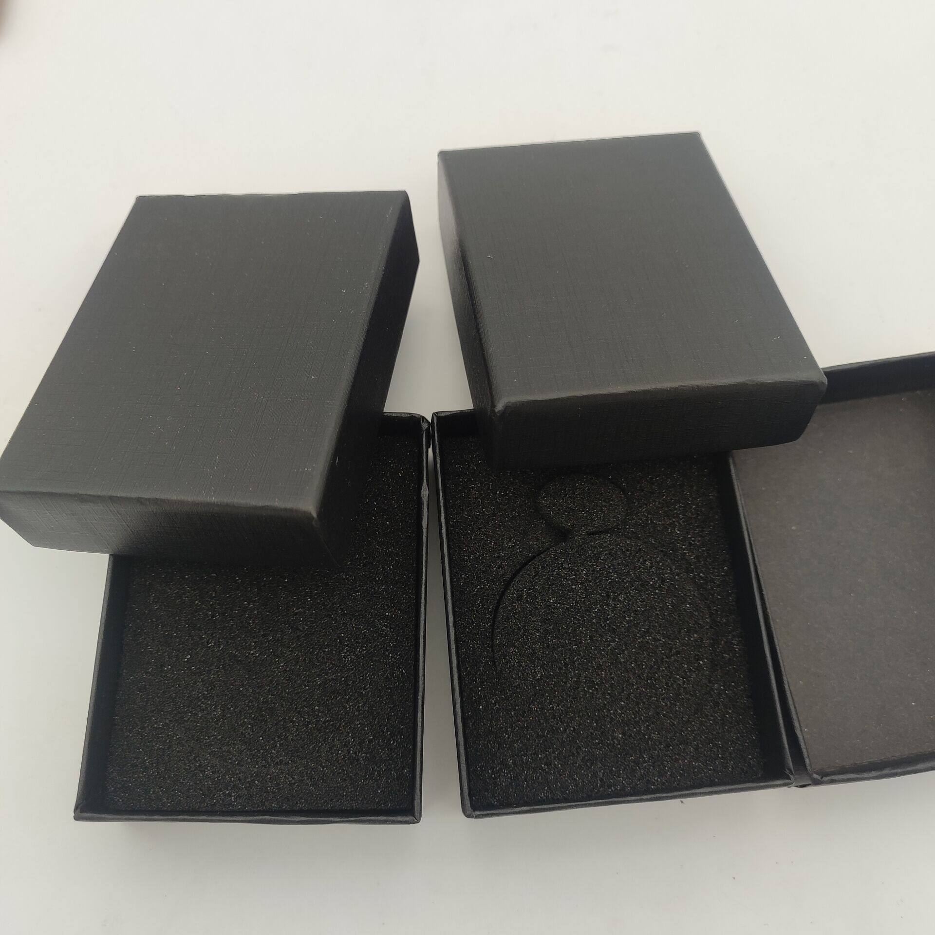 Black Classical Pocket Watch Box Black Printed Pocket Watch Box Factory Wholesale Pocket Watch Box