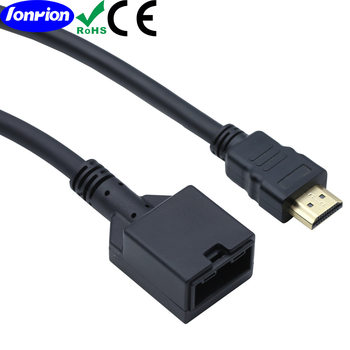 HDMI Ef19Phdmi Am Male Black 1.4V Car Graphics Card Data Cable Network Card High-Definition Conversion Cable