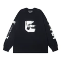 Er021 black and white long sleeve t