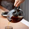 High Borosilicate Glass Electric Ceramic Stove Heating Water Glass Teapot Teapot Transparent Glass Rat Tail Teapot
