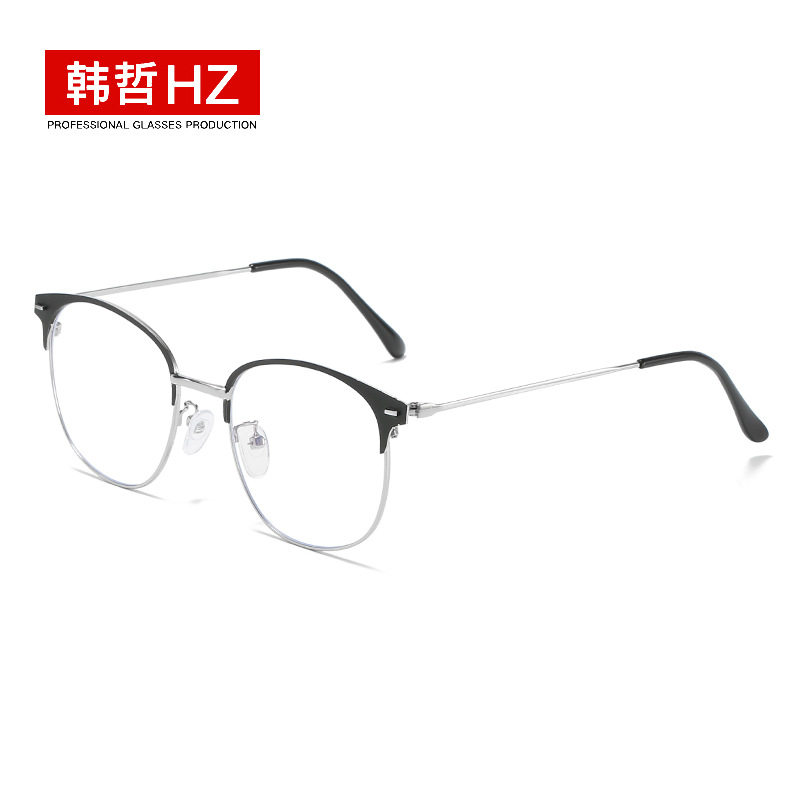 In stock anti blue light glasses women vintage metal frame photochromic glasses men women universal computer goggles wholesale