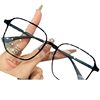 2024 New Large Frame Slimming Look Eyes Women's Anti-Blue Light Makeup Artifact Can Be Equipped with a Mirror Fashionable Glasses Frame Versatile