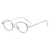 Danyang Eyewear Women's Small Frame Ultra-Light Pure Titanium Eyeglass Frame Ip Two-Tone Electroplating K5015 Wholesale Radiation Protection