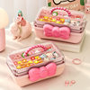 Children's Jewelry Box Bow Storage Box Household Hair Card Hair Accessories Storage Box Suitcase Goo Card Box Stationery Box