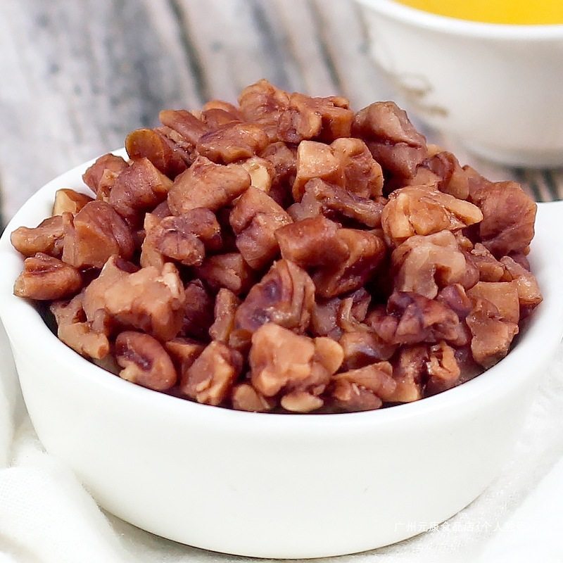 Pecan Pieces, Pecan Kernels, Canned, Bagged, Loose Longevity Fruit Pieces, Dessert Shop, Milk Tea Shop, Nut Snacks