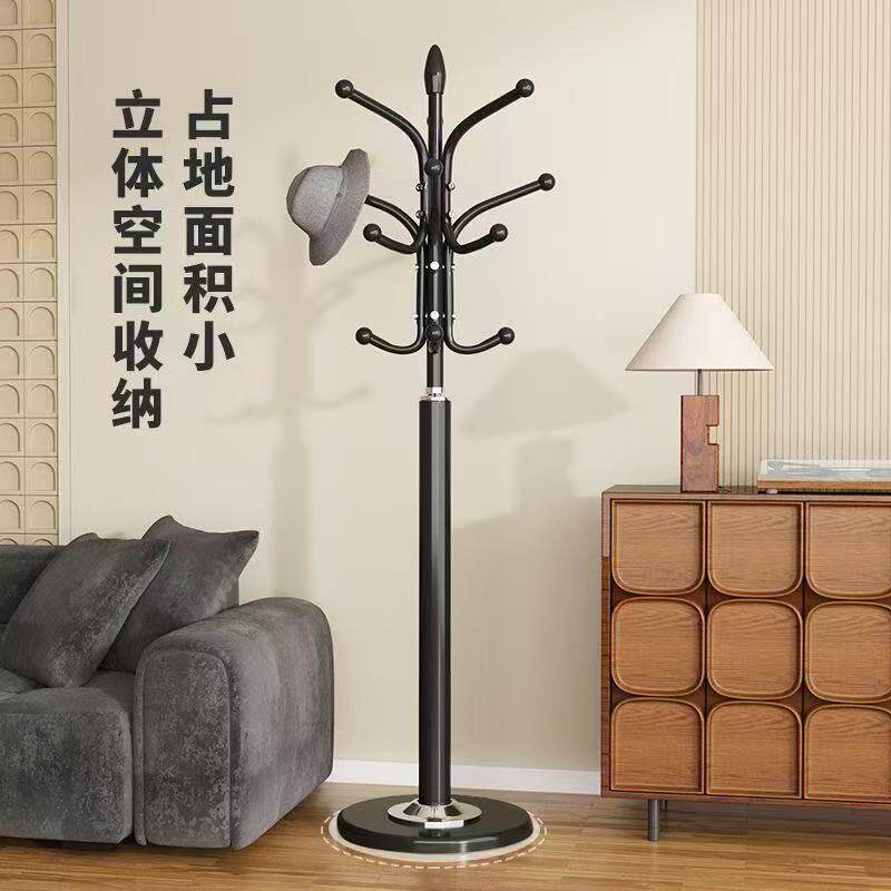 Marble Coat Rack Light Luxury Bedroom Clothes Drying Rack Floor-Standing Vertical Clothes Rack Hanging Bag Household Simple Rack