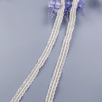 1.5cm stretch cotton lace manufacturers wholesale toy decorative doll Lolita bilateral 1cm wood ear lace