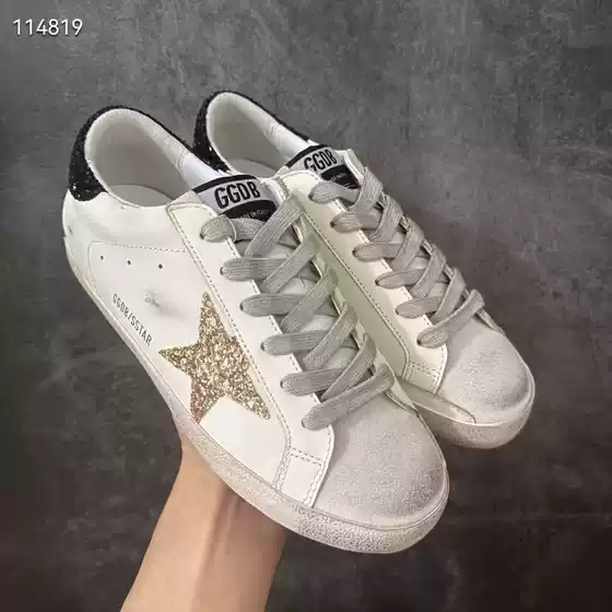 Stardan Series Spring and Summer New Vintage Sequin Distressed Sneakers for Men and Women, Casual Shoes with Hidden Height Increase