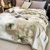 New Double-Layer Thickened Raschel Super Soft Cloud Blanket High Weight High-End Blanket Winter Warm Blanket Light Luxury Blanket