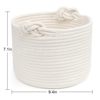 Factory Direct Sales, Professional Storage, Amazon-Supplied, Round Cotton Rope Woven Flower Pot, Toy Handle, Storage Basket, Portable