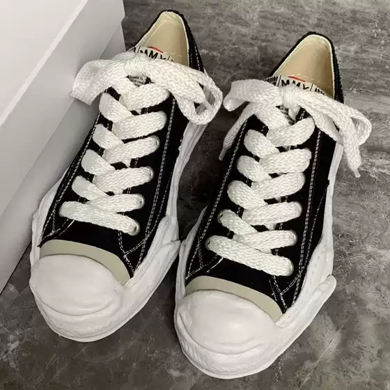 [Ready Stock] Mihara Kangyu Mmy Classic Distressed Dirty Shoes Thick-Soled Shawn Yue Canvas Shoes Ins Women's and Men's Shoes