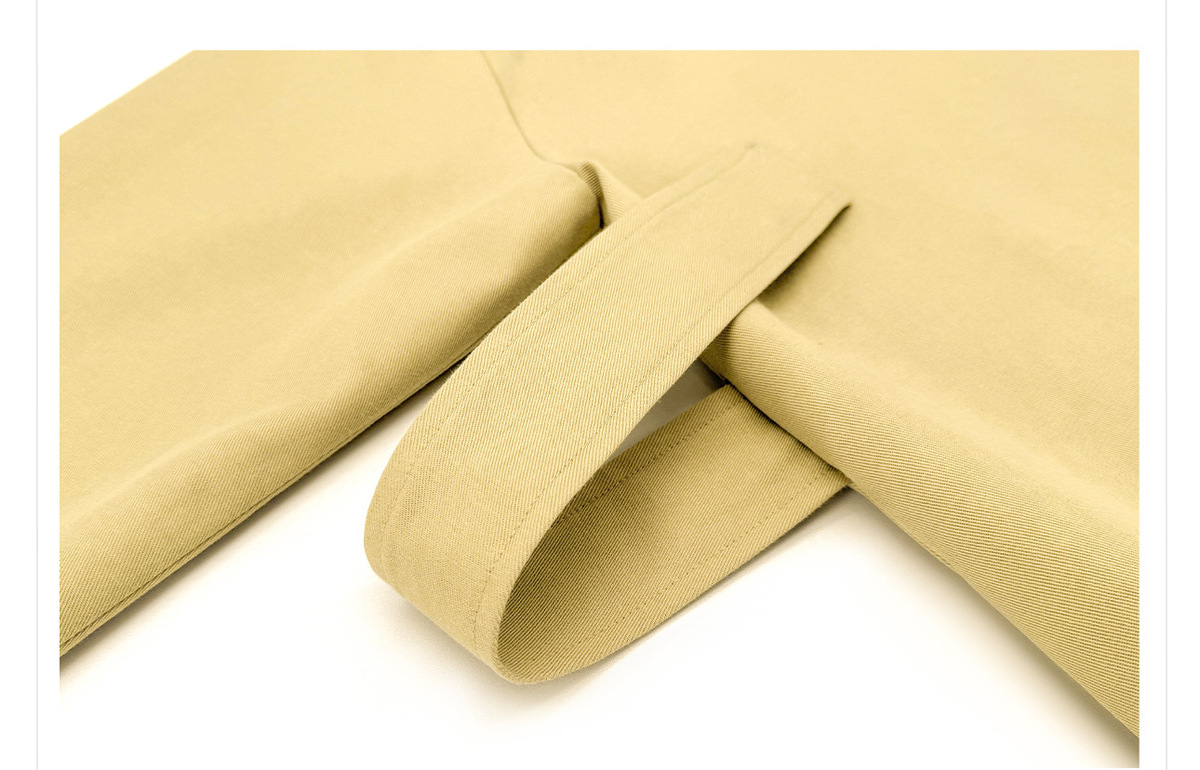 Áo khoác nữ dáng rộng thắt eo dây buộc, cổ V thêu đính hạt cao cấp — Hồng vàng (giao hàng 7 ngày)