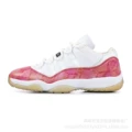 2 red snake low top