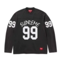 E571 supreme24 99 l/s football top long sleeve t black